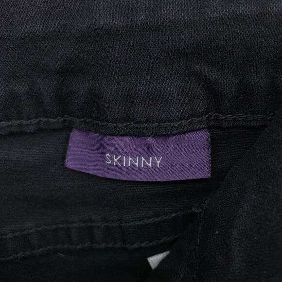 NYDJ Not Your Daughters Jeans Skinny Jeans Womens Size 10 Black Stretch Denim - Picture 6 of 7